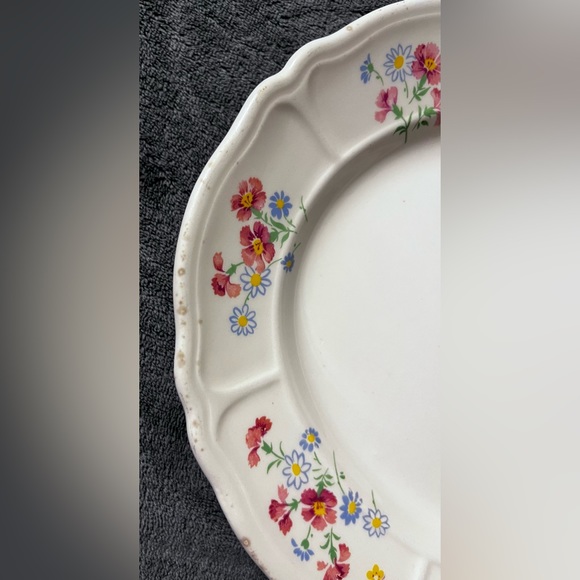 Vintage 1939 Homer Laughlin Floral Pattern Oval Serving Platter. - Picture 11 of 11